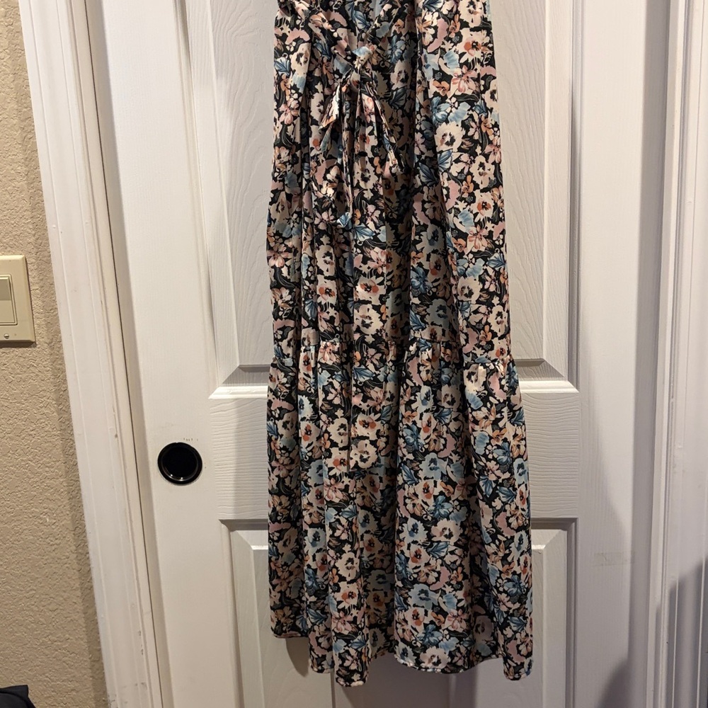 Saltwater Luxe Floral Sleeveless Maxi Dress like new L - Picture 8 of 9